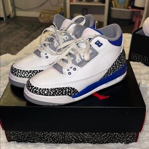 ON SALE 8/21-9/1!!  
Jordan Retro 3s Racer Blue
